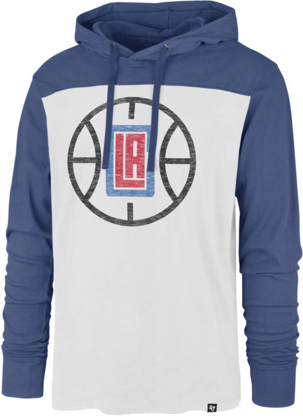 ‘47 Men's Los Angeles Clippers White Wooster Pullover Hoodie