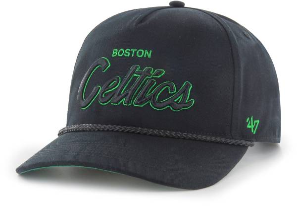 ‘47 Men's Boston Celtics Black Adjustable Hat