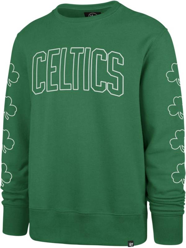 ‘47 Men's 2021-22 City Edition Boston Celtics Green Headline Crewneck Sweatshirt product image