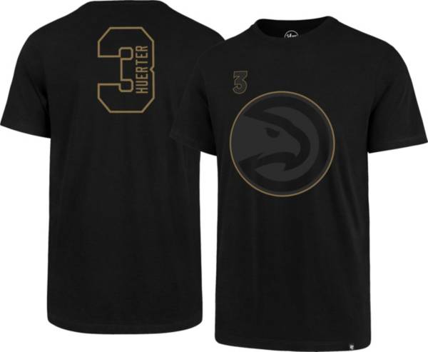 '47 Men's Atlanta Hawks Kevin Huerter #3 Black T-Shirt