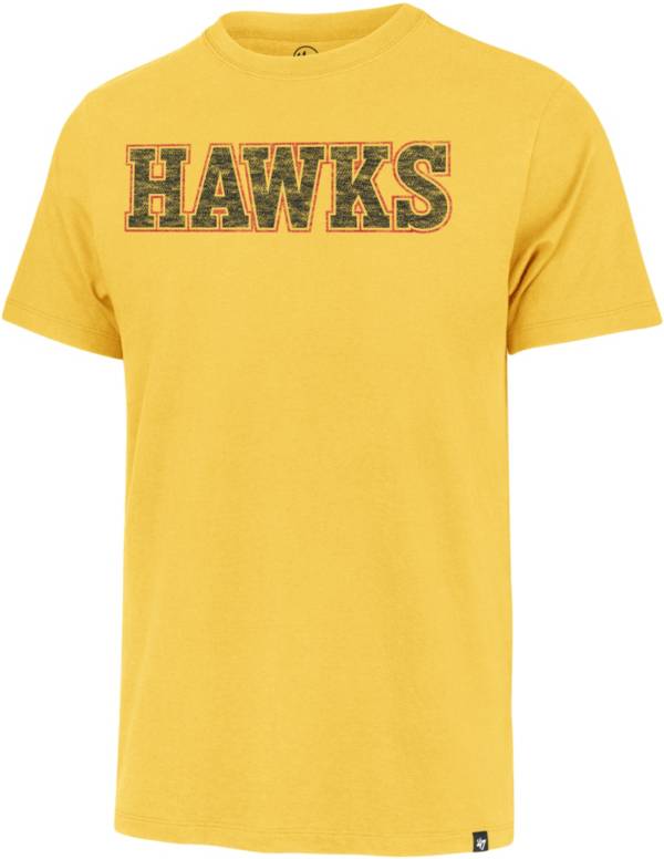 '47 Men's 2021-22 City Edition Atlanta Hawks Yellow MVP Short Sleeve T-Shirt