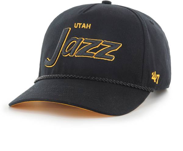 ‘47 Men's Utah Jazz Black Adjustable Hat