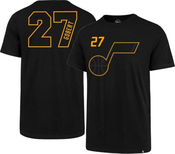 ‘47 Men's Utah Jazz Rudy Gobert Number T-Shirt