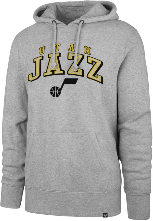 ‘47 Men's Utah Jazz Grey Headline Hoodie