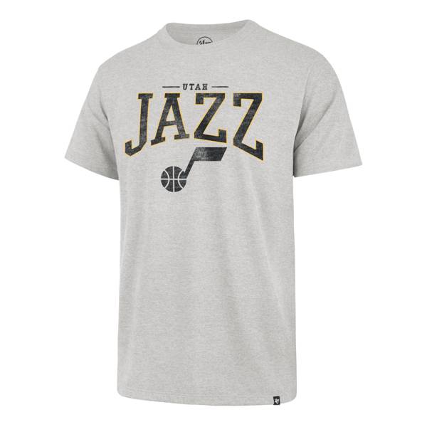 ‘47 Men's Utah Jazz Grey Full Rush T-Shirt