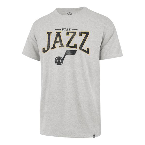 ‘47 Men's Utah Jazz Grey Full Rush T-Shirt product image