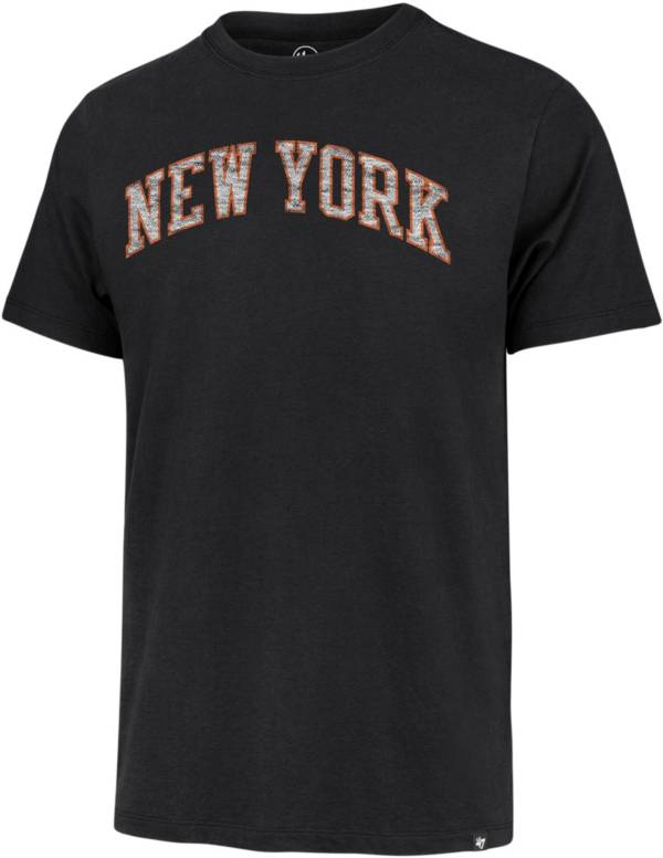 '47 Men's 2021-22 City Edition New York Knicks Black MVP Short Sleeve T-Shirt