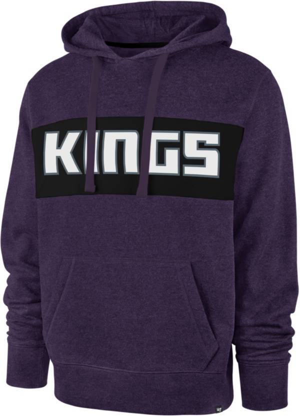 ‘47 Men's 2021-22 City Edition Sacramento Kings Purple Chest Pass Pullover Hoodie