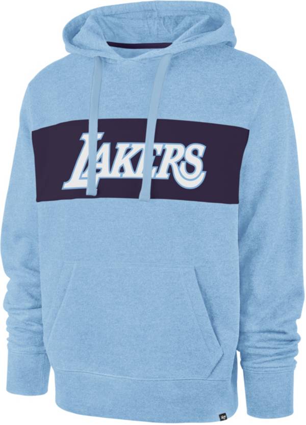 ‘47 Men's 2021-22 City Edition Los Angeles Lakers Blue Chest Pass Pullover Hoodie