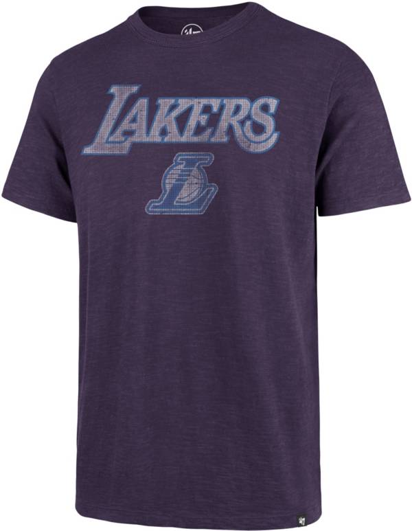 '47 Men's 2021-22 City Edition Los Angeles Lakers Purple Scrum Short Sleeve T-Shirt