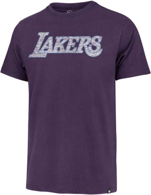 '47 Men's 2021-22 City Edition Los Angeles Lakers Purple MVP Short Sleeve T-Shirt product image