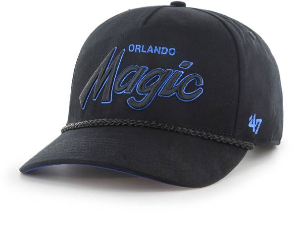 ‘47 Men's Orlando Magic Black Adjustable Hat