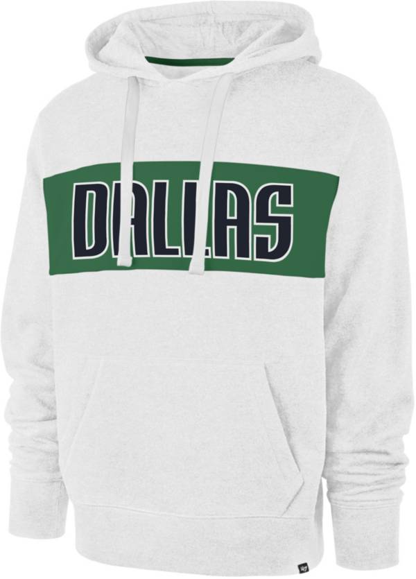 ‘47 Men's 2021-22 City Edition Dallas Mavericks White Chest Pass Pullover Hoodie