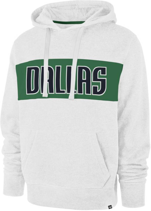 ‘47 Men's 2021-22 City Edition Dallas Mavericks White Chest Pass Pullover Hoodie product image