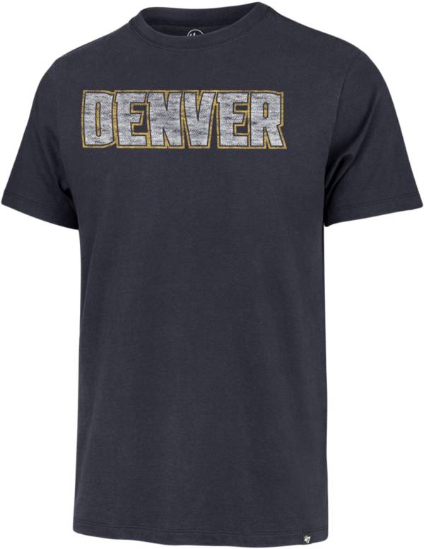 '47 Men's 2021-22 City Edition Denver Nuggets Blue MVP Short Sleeve T-Shirt