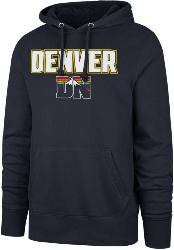 ‘47 Men's 2021-22 City Edition Denver Nuggets Navy Pullover Hoodie product image