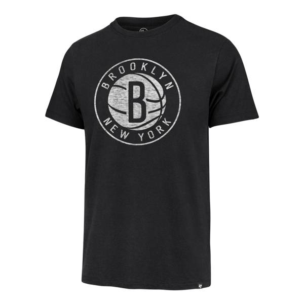 ‘47 Men's Brooklyn Nets Black Logo T-Shirt