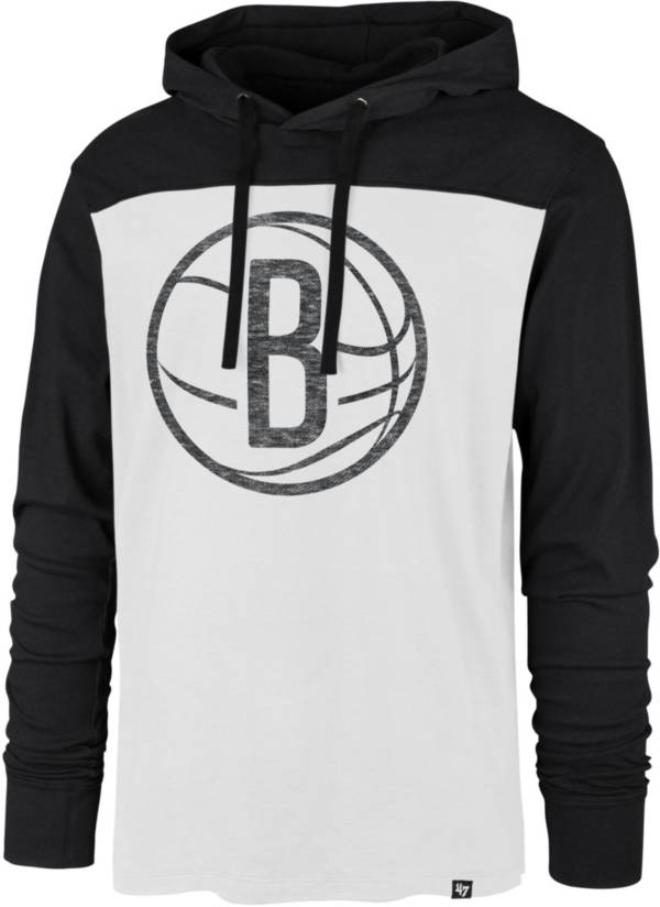 ‘47 Men's Brooklyn Nets White Wooster Pullover Hoodie