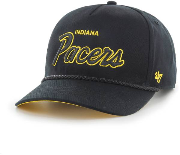 ‘47 Men's Indiana Pacers Black Adjustable Hat