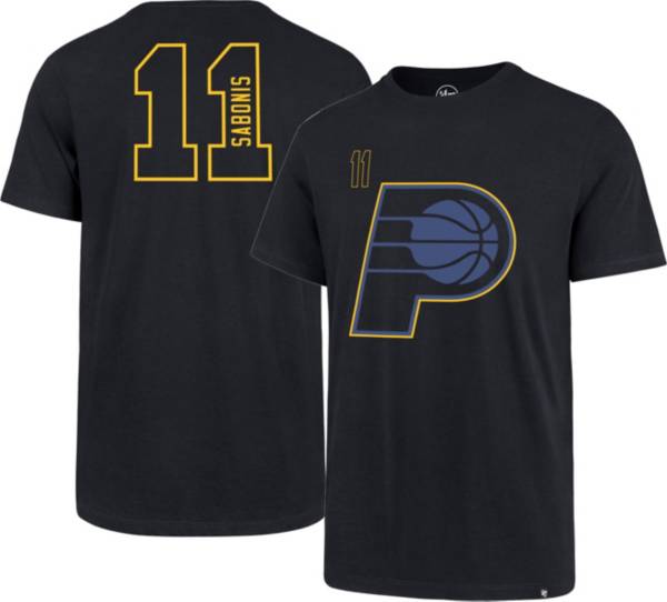 ‘47 Men's Indiana Pacers Domantas Sabonis Number T-Shirt