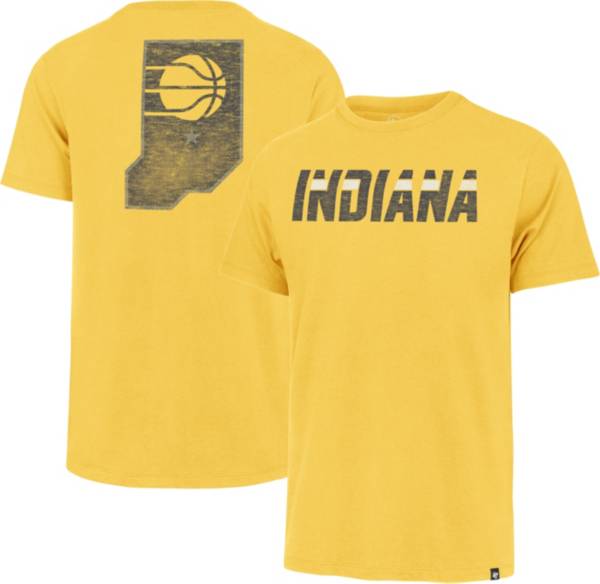 '47 Men's 2021-22 City Edition Indiana Pacers Yellow MVP Short Sleeve T-Shirt