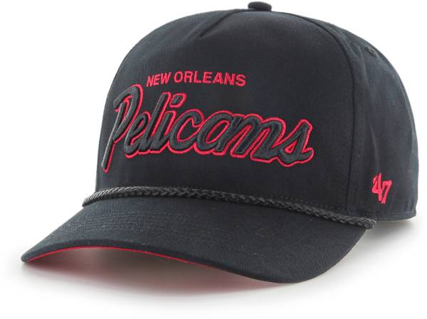 ‘47 Men's New Orleans Pelicans Black Adjustable Hat