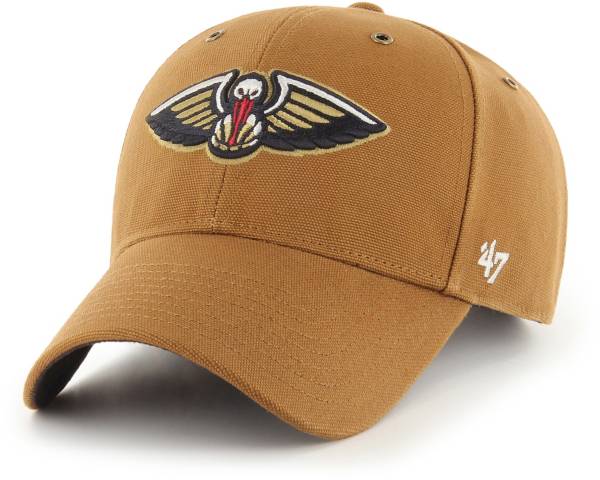 ‘47 Men's New Orleans Pelicans Brown Carhartt MVP Adjustable Hat