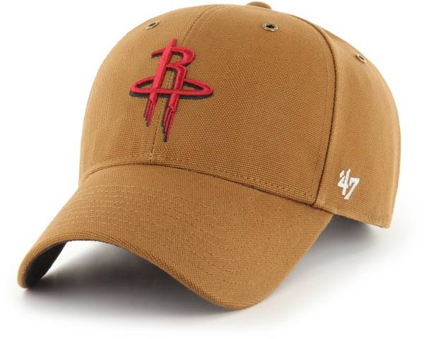 ‘47 Men's Houston Rockets Brown Carhartt MVP Adjustable Hat