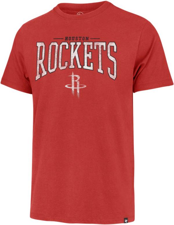 '47 Men's Houston Rockets Red Full Rush T-Shirt