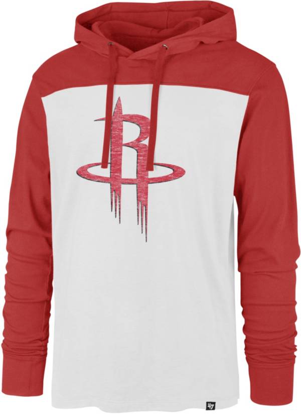 ‘47 Men's Houston Rockets White Wooster Pullover Hoodie