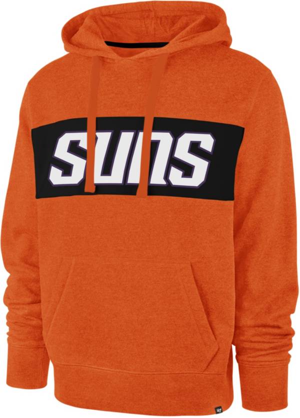 ‘47 Men's 2021-22 City Edition Phoenix Suns Orange Chest Pass Pullover Hoodie