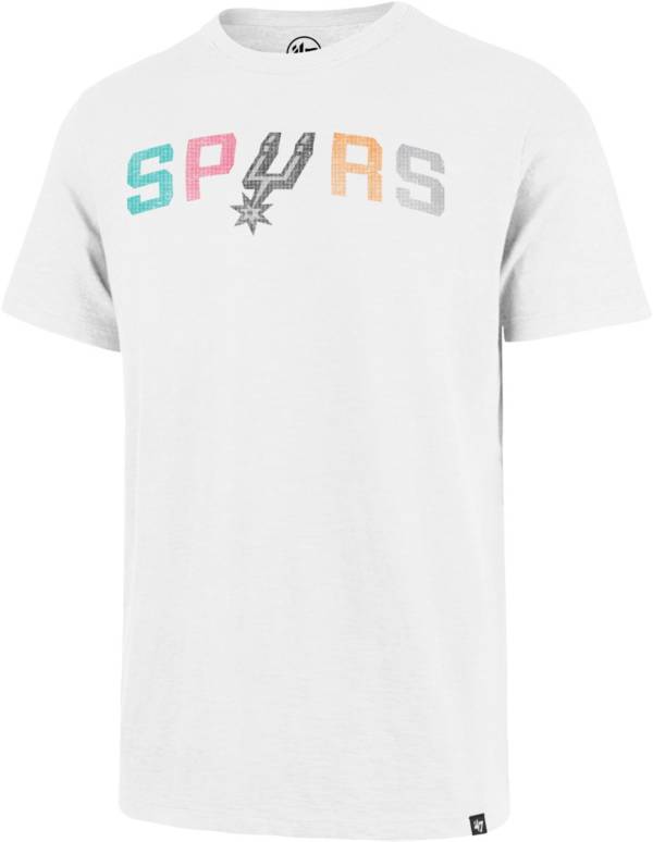 '47 Men's 2021-22 City Edition San Antonio Spurs White Scrum Short Sleeve T-Shirt product image