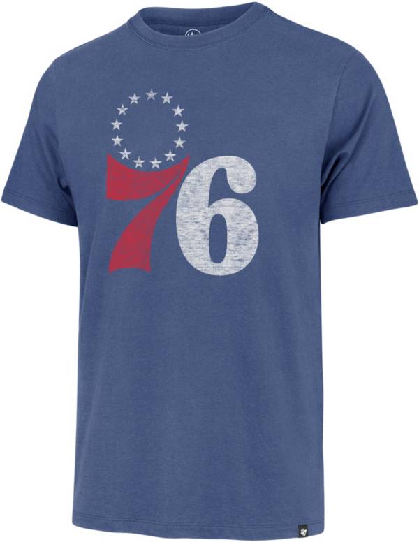 '47 Men's Philadelphia 76ers Blue T-Shirt