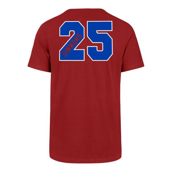 ‘47 Men's Philadelphia 76ers Ben Simmons Number Skyline T-Shirt