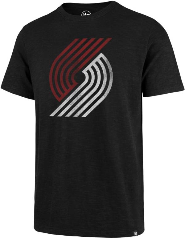 ‘47 Men's Portland Trail Blazers Black Grit Scrum T-Shirt