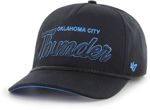 ‘47 Men's Oklahoma City Thunder Black Adjustable Hat