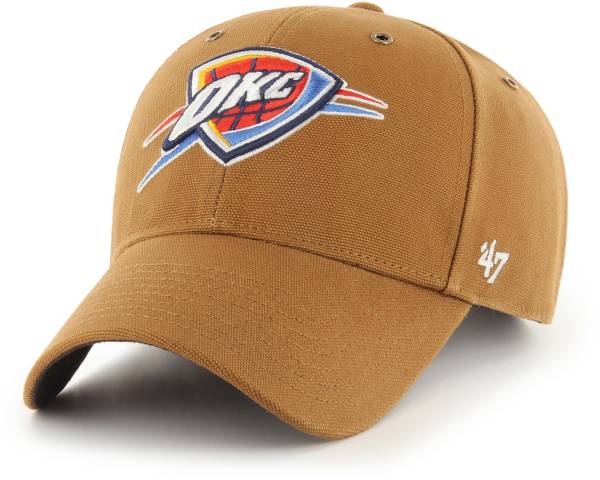 ‘47 Men's Oklahoma City Thunder Brown Carhartt MVP Adjustable Hat