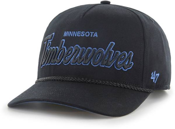 ‘47 Men's Minnesota Timberwolves Black Adjustable Hat