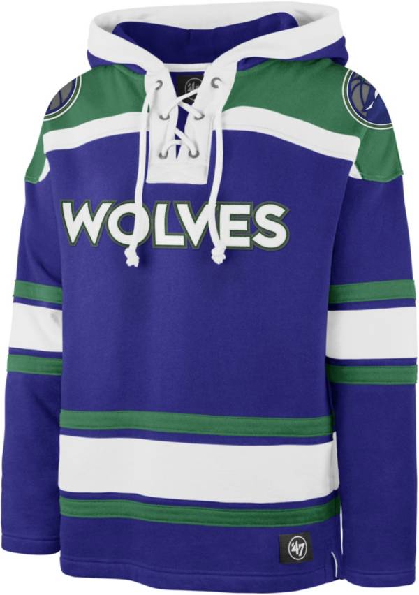 ‘47 Men's Minnesota Timberwolves Blue Lacer Hoodie