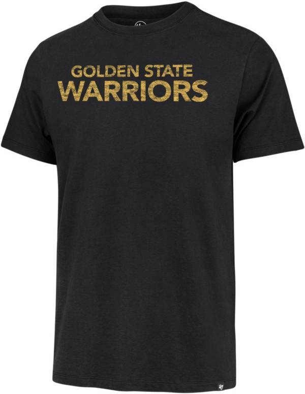 '47 Men's 2021-22 City Edition Golden State Warriors Black MVP Short Sleeve T-Shirt