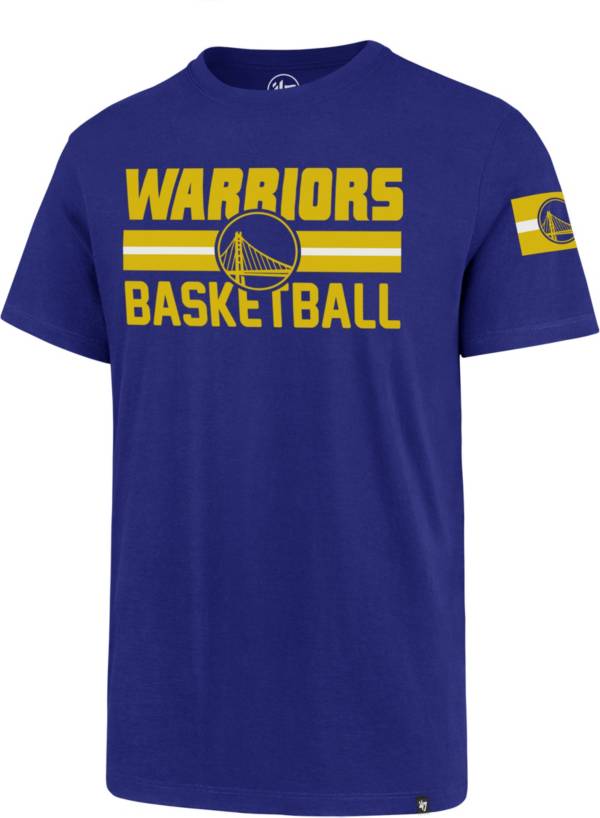 ‘47 Men's Golden State Warriors Royal Blue Half Court T-Shirt product image