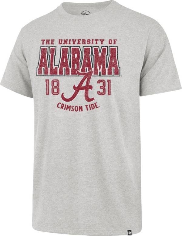 ‘47 Men's Alabama Crimson Tide Grey T-Shirt