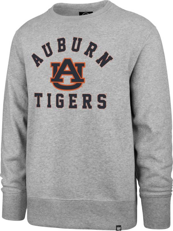 ‘47 Men's Auburn Tigers Grey Headline Crew Pullover Sweatshirt