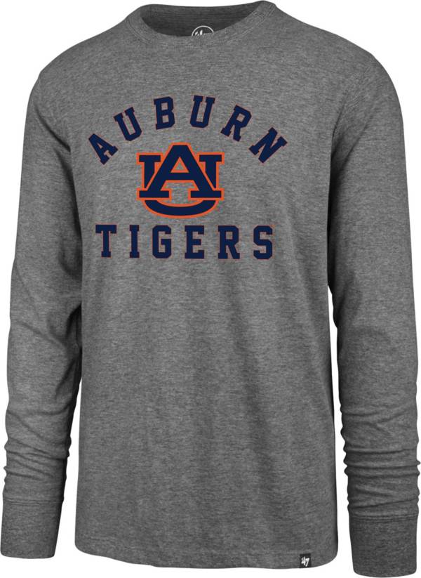 ‘47 Men's Auburn Tigers Grey Super Rival Long Sleeve T-Shirt