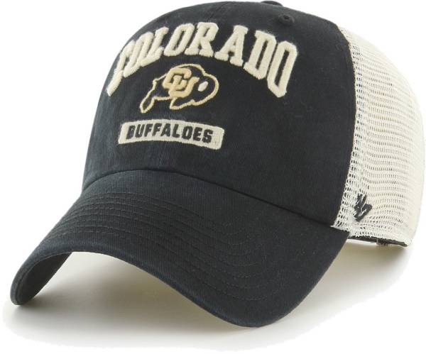 ‘47 Men's Colorado Buffaloes Black Morgantown Clean Up Adjustable Hat