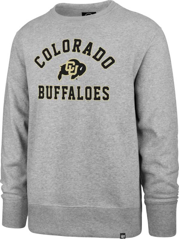 ‘47 Men's Colorado Buffaloes Grey Headline Crew Pullover Sweatshirt