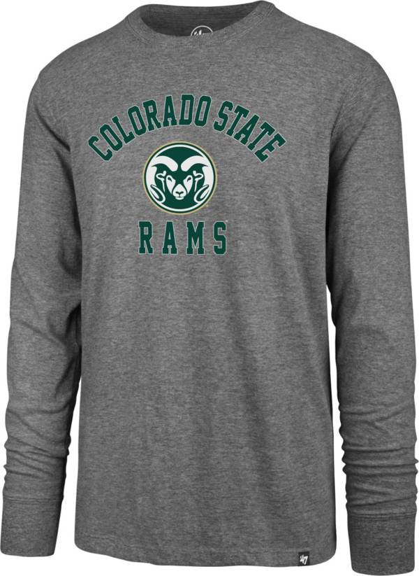 ‘47 Men's Colorado State Rams Grey Super Rival Long Sleeve T-Shirt product image