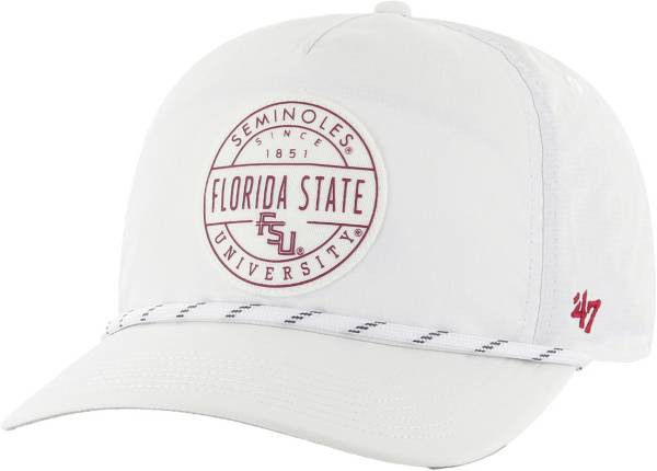 ‘47 Men's Florida State Seminoles White Captain Adjustable Hat