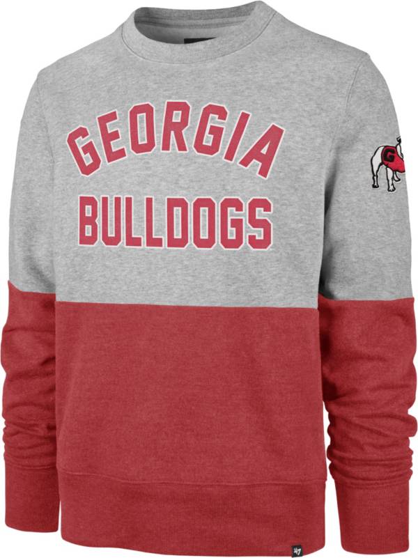 ‘47 Men's Georgia Bulldogs Gold Gibson Crew Pullover Sweatshirt