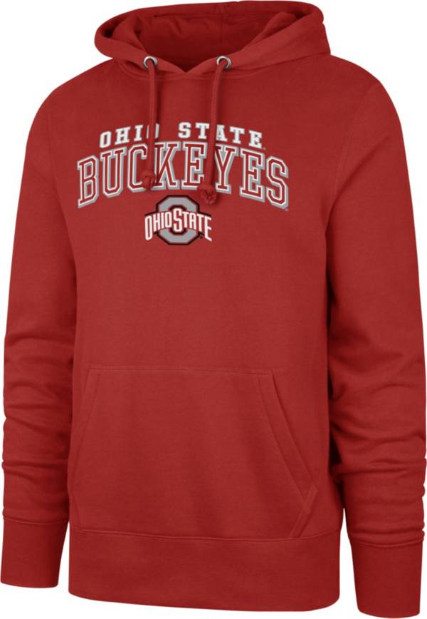 ‘47 Men's Ohio State Buckeyes Scarlet Headline Pullover Hoodie